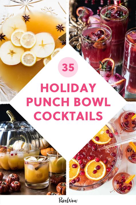 undefined alcohol,big-batch,cocktail,drink,entertaining,food,holiday,liquor,national,party,recipe Punch Bowl Cocktails, Christmas Cocktails Punch, Christmas Punch Alcohol, Christmas Party Drinks Alcohol, Holiday Punch Bowl, Punch Bowl Drinks, Christmas Party Punch, Holiday Party Punch, Holiday Drinks Alcohol Christmas