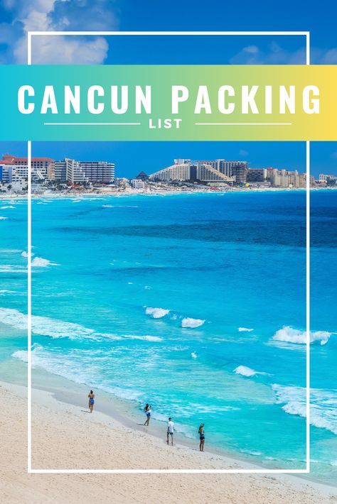 Wondering what to pack for Cancun? Need to create a Cancun packing list?  We want to make packing for Cancun easy!

Packing for Cancun is similar, no matter if you are packing for Cancun in May or packing for Cancun in November.  The weather is pretty much perfect.  This packing list for Cancun Mexico will help you know what to pack for Cancun. 

We will make sure you know what to bring to Cancun and create the perfect packing list for Cancun! 

Let’s help you plan what to pack for Cancun!!! Packing List For Cancun Mexico, Cancun Trip Packing Lists, Packing List Mexico All Inclusive, Cancun Must Haves, Cancun Vacation Packing List, What To Pack For Mexico All Inclusive, Packing For Cancun, Traveling To Mexico Tips, What To Pack For Cancun