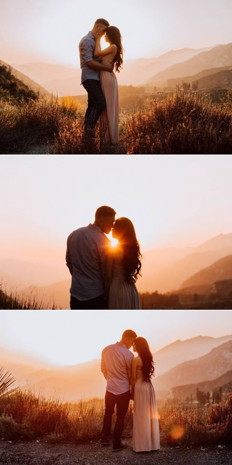 Mountain Engagement Shoot, Engagement Announcement Photos, Wedding Fotos, Cute Engagement Photos, Couple Engagement Pictures, Wedding Engagement Pictures, Engagement Picture Ideas, Engagement Pictures Poses, Date Photo