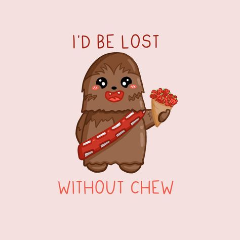 Star Wars Puns For Boyfriend, Diy Star Wars Gifts Boyfriends, Starwars Valentines Ideas, Valentines Gift For Boyfriend Star Wars, Star Wars Love Quotes For Him, Star Wars Painting For Boyfriend, Star Wars Valentines Wallpaper, Star Wars Cute Art, Star Wars Anniversary Card