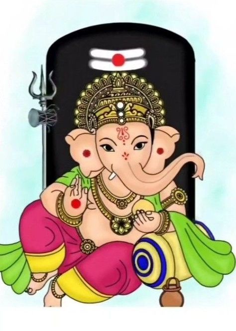 Ganpati Drawing For Competition, Ganapati Bappa Drawing Easy, Ganpati Bappa Lippan Art, Ganesh Rangoli Design Ganesha, Rangoli Designs Ganesha Easy, Vinayaka Images Drawing, Bonalu Drawing, Ganesha Drawing Painting, Vinayaka Drawing