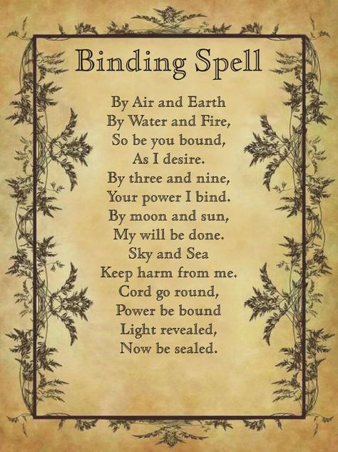 Spell – Binding Spell – Printable – Witches Of The Craft® Wolf Witch, Kartu Tarot, Binding Spell, Halloween Spell Book, Witchcraft Spells For Beginners, Banishing Spell, Halloween Spells, Charmed Book Of Shadows, Spells For Beginners