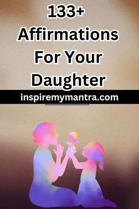 Empowering Affirmations For Your Daughter Encouraging Phrases, Empowering Affirmations, Empowering Girls, Peer Pressure, Spread Positivity, Self Worth, Start Today, Daily Affirmations, Self Esteem