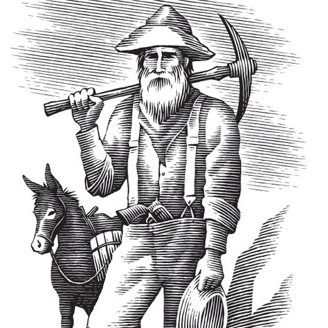 Lost Skills of the Old West Prospector | Following these guidelines were the difference between striking it rich and going bust! Lost Skills, Conversion Chart Printable, Pinners Conference, Mining Logo, Silly Holidays, American History Lessons, Gold Miners, Gold Panning, Snow White Costume