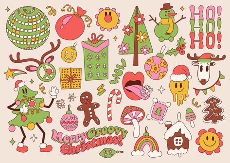 Christmas Character Drawing, Christmas Gift Clip Art, Festive Aesthetic, Aesthetic Christmas Tree, Book Clip Art, Christmas Graphic Design, Christmas Tree Clipart, Graphic Design Cards, Graph Paper Art