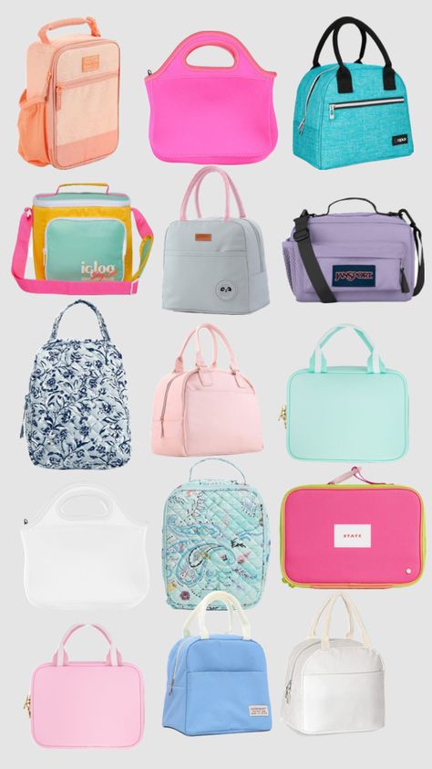 Lunch bags!💗#inspo #school School Shuffles, Preppy Lunch, Pretty Lunch, Cute Lunches, Homemade School Lunches, Preppy Food, Old Money Family, Easy School Lunch Ideas, Lunch Box Meals