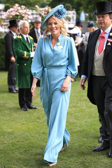 Autumn Phillips, 41, dazzles in jumpsuit as she joins Royals for the last day of Ascot Autumn Kelly, Princess Michael Of Kent, Floral Hairpiece, Autumn Phillips, Peter Phillips, Royal Portraits, Reine Elizabeth, First Things First, House Of Windsor