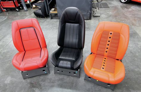 How to Re-Cover Vintage Factory Bucket Seats - Recovery Plan Classic Camaro, Mustang Interior, Car Interior Upholstery, Custom Car Seats, Metal Coat Hangers, Vintage Factory, Automotive Upholstery, Dining Room Table Chairs, Custom Car Interior