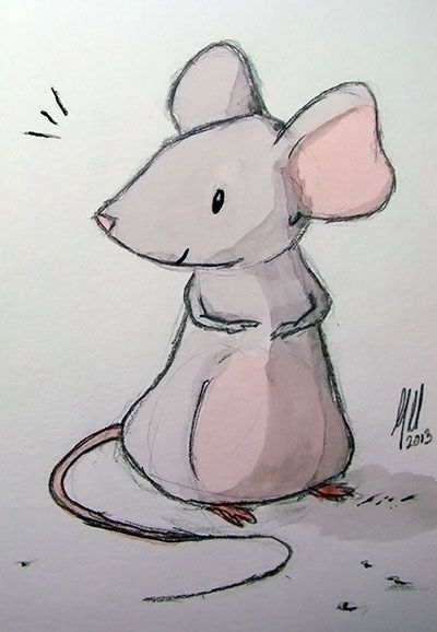 Maus zeichnen Maus Illustration, Mouse Sketch, Mouse Illustration, Mouse Drawing, 동화 삽화, Happy Paintings, Cute Mouse, A Drawing, A Mouse