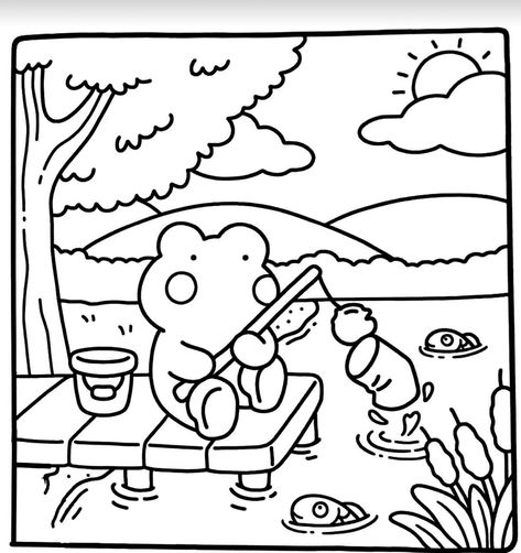 Coco Wyo Valentines Coloring Pages, Coloring Pages To Print Aesthetic, Cozy Cuties Coloring Book, Coloring Pages Simple Cute, Little Fuzzy Coloring Book, Coloring Pages Cozy, Cozy Corner Coloring Page, Simple Aesthetic Coloring Sheets, Cocowyo Coloring Pages