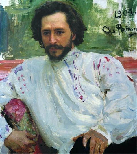 Ilya Repin, Portraits Of Men, Russian Painters, Russian Painting, 29 September, European Culture, Portrait Paintings, A4 Poster, Russian Artists