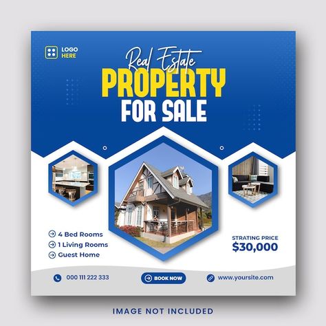 PSD real estate property for sale social... | Premium Psd #Freepik #psd Real Estate Instagram Templates, Real Estate Poster Design, Real Estate Graphics, Real Estate Instagram Post, Real Estate Social Media Post, Real Estate Post, Property Ad, Video Style, Ads Video