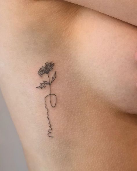 Crsanthmum Flower Tattoo, Mums Tattoo Flower, Handwriting Flower Tattoo, Chrsanthym Tattoo, Mum Flower Tattoo, Mum Memorial Tattoo, Simple Chrysanthemum Tattoo, Mums Flowers Tattoo, Small Chrysanthemum Tattoo