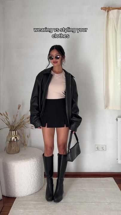 Thanyaw Outfits, Autumn Outfit Inspo, Outfit Elegantes, Rock Outfit, Uni Outfits, Easy Trendy Outfits, Causual Outfits, Outfit Fall, Fashion Attire