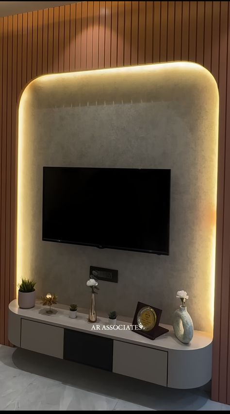 Modern Bedroom Lcd Panel Designs, Bedroom Led Panel Designs, Tv Unit Laminate Design, Tv Pannel Design Tv Walls, Tv Unit Decor Simple, Led Tv Panel Design For Bedroom, Room Showcase Design, Lcd Panel Design Living Rooms, Tv Panel Design Modern Living Room