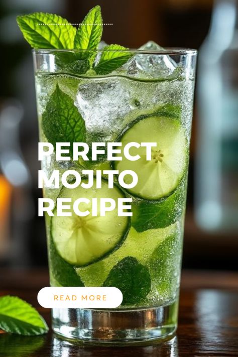 Mojito Recipe Classic Cocktail from Cuba with Rum and Mint and Lime Best Mojito Recipe, Mojito Recipes, Cuban Mojito, Cuba Libre Cocktail, Mojito Recipe Classic, Mojito Drink, Classic Mojito, Iced Tea Cocktails, Mango Mojito