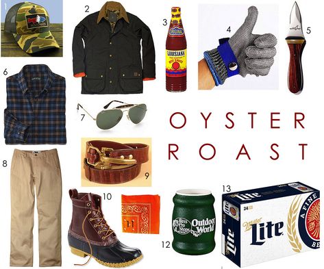 Oyster Roast Outfit, Best Oysters, Louisiana Hot Sauce, Oyster Roast, Cotton Fields, Field Coat, Cotton Bandanas, Open Fire, Southern Comfort