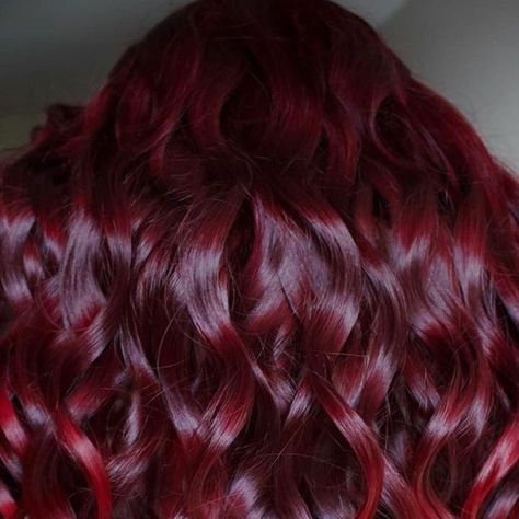 Midnight Rose Hair Color, Crimson Red Hair, Olaplex No 6, Rose Hair Color, Guytang Mydentity, Vibrant Red Hair, Crimson Hair, Hair Details, Shampoo Bowl