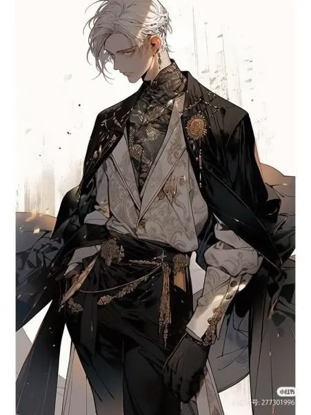 Victorian Man Outfit, Prince Oc Art, Victorian Outfit Men, Victorian Male Fashion, Victorian Character Art, Male Fantasy Clothing Design, Fantasy Suit, Male Fantasy Clothing, Manhwa Outfits