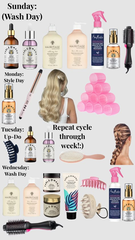 Haircare Must Haves, Hair Products For Soft Shiny Hair, Hair Care For Short Hair, Hair Care List, Hair Care Asethic, Girly Essentials List, Good Products For Hair, Best Hair Products For Dry Hair, What To Do With My Hair