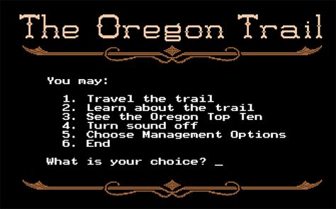 Veterans of the Minnesota Educational Computing Consortium are making a new piece of educational software called “Re@l Experiences at Life.” Oregon Trail History, Oregon Trail Game, Pioneer Life, Apple Ii, The Oregon Trail, Educational Software, Oregon Trail, Sound Off, Best Computer