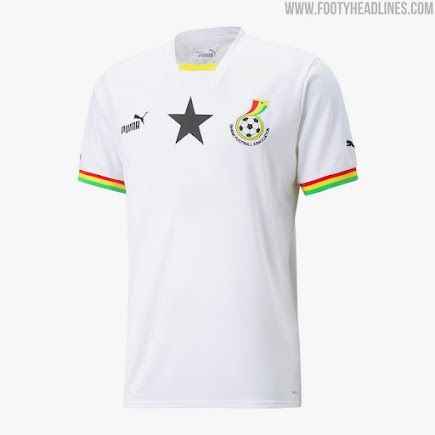 Ghana Football, World Cup Kits, World Cup Jerseys, Green Colours, White Puma, Qatar 2022, Yellow Colour, World Cup 2022, Custom Jerseys