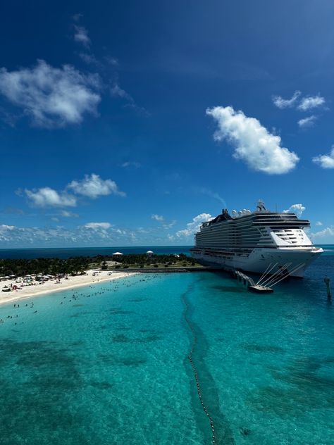 #ocean #bahamas #cruise Ocean Cay Bahamas, Cruise Bahamas, Cococay Bahamas, Jamaica Cruise, Cruise Trip, Bahamas Cruise, Dream Cruise, Cruise Port, Summer Birthday