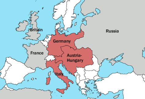 Timeline of German history - Wikipedia, the free encyclopedia Triple Entente, Triple Alliance, History Of Germany, Europe History, Italian History, Cc Cycle 2, Kingdom Of Italy, Central Powers, Continents And Oceans