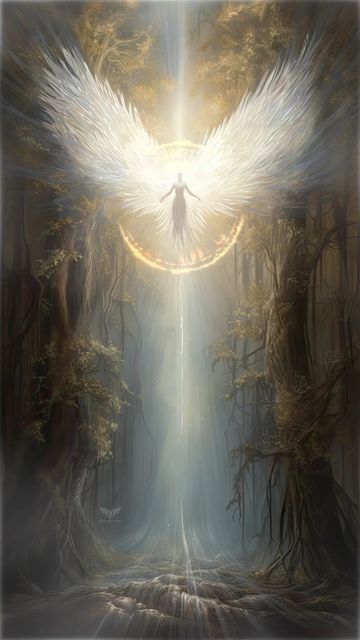 Heaven Artwork, Angelic Art, Mythical World, Spiritual Photos, Angel Artwork, Heaven Art, Angel Images, Angel Warrior, Beautiful Angels Pictures