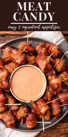 Brunch Food Menu Ideas, Cocktail Wieners Wrapped In Bacon, Valentines Day Party Food Dinner, Bacon Wrapped Smokies Oven, Bacon Wrapped Smokies Crockpot, Bacon Wrapped Smokies With Brown Sugar, Lil Smokies Wrapped In Bacon, Brown Appetizers, Protein Appetizers For Party