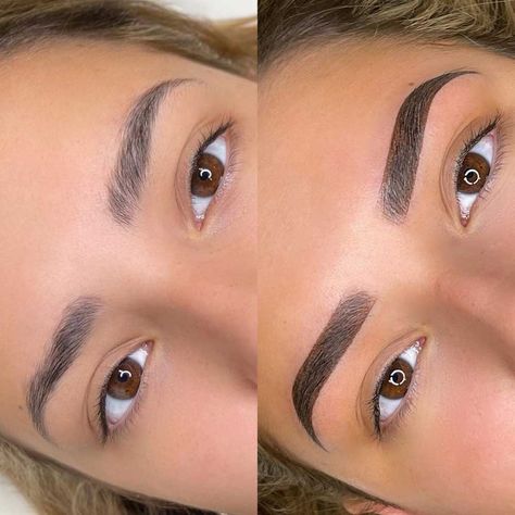 If you’ve been wondering how long do powder brows last, we bring you a detailed guide through all the factors that could shorten the longevity of powder brows results. #powderbrows #powdereyebrows #ombrepowderbrows #powderombrebrows #powderbrowslifespan #howlongdopowderbrowslast #pmuhub Ombré Powder Brows, Pmu Content, Powder Brows Permanent, Power Brows, Powder Eyebrows, Ombre Powder Brows, Best Foundation For Dry Skin, Eyebrow Shading, Sweat Proof Makeup