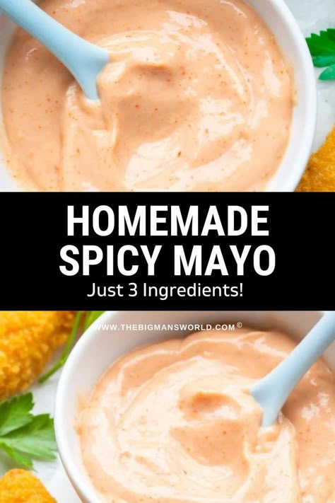 Seasoned Mayo Recipe, Cajun Mayo Recipe, Spicy Mayo With Greek Yogurt, Spicy Mayo Sauce, Homemade Spicy Mayo, Healthy Spicy Mayo, Spicy Mayo Recipe For Sandwiches, Chipotle Mayo Recipe Easy, How To Make Spicy Mayo