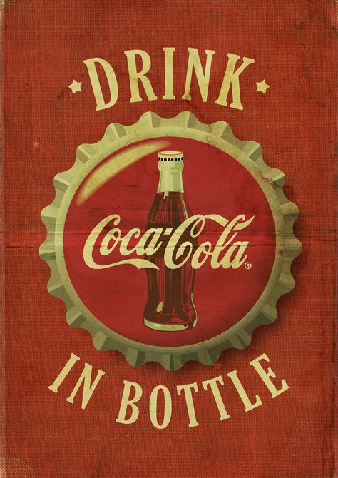 Vintage Show Posters, Retro Art Style, Coca Cola Wallpaper, Coca Cola Poster, Coca Cola Decor, Poster Vintage Retro, Coke Cola, Vintage Poster Design, Vintage Coca Cola