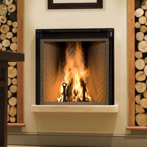 Wood Fireplace Inserts, Rumford Fireplace, Zero Clearance Fireplace, Wood Burning Fireplaces, Wood Stove Fireplace, Masonry Fireplace, Wood Heat, Gas Fireplaces, Chalet Design