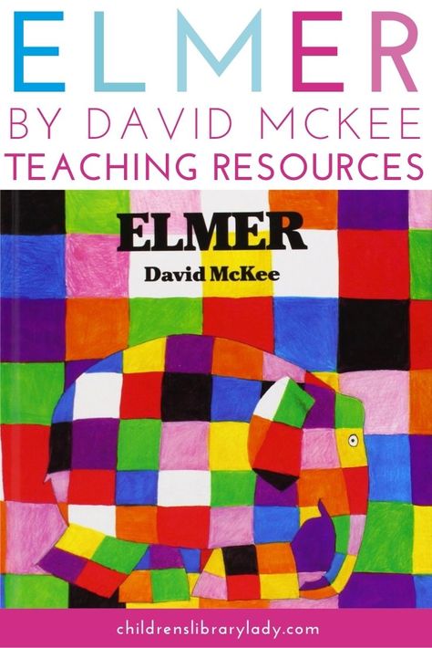 Elmer is a colourful elephant who stands out from the herd. Unhappy with being teased he changes his colour to fit in but discovers he enjoys being different. The other elephants accept Elmer for who he is and realise it is okay to be different. Promotes a sense of identity, self-awareness, acceptance and open-mindedness. Elmer Activities, Colourful Elephant, Elmer The Elephant, Elmer The Elephants, Tips For Reading, Books For School, Classroom Meetings, Open Mindedness, Elephant Book