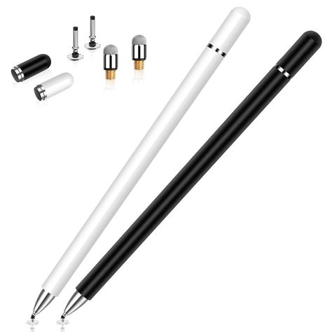 Stylus for iPad (2 Pcs), StylusHome Magnetic Disc Universal Stylus Pens Touch Screens for Apple/iPhone/Ipad pro/Mini/Air/Andr Stylish Pens, Touch Screen Laptop, Pen Diy, Stylus Pens, Ipad Laptop, Keyboard Shortcuts, Iphone Pro, Toy Hauler, Ipad 2