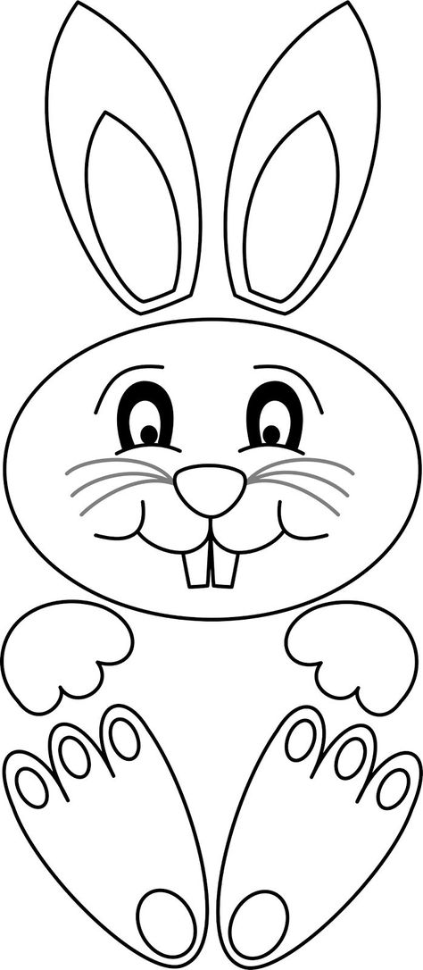 Pin by Thirty One Gifts on Easter | Easter bunny crafts, Easter art, Easter bunny printables Easter Bunny Templates Free Printables, Bunny Template Printable Free Pattern, Free Printable Clip Art, Easter Bunny Letter, Easter Bunny Template, Bunny Templates, Easter Wood Crafts, Easter Templates, Easter Items