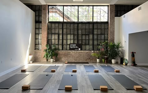 Vida Design Studio, Yoga Class Interior Design, Yoga Class Design, Healing Space Design, Wellness Center Design Interiors, Yoga Garden Space, Yoga Center Design, Small Yoga Studio Design, Yoga Studio Design Interiors