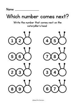 Number sequence math worksheet Fill In The Number Worksheet, Number Practice For Preschool, Number Sequencing Activities Preschool, Fill The Missing Numbers Worksheet, Math Worksheets For Kindergarten Free Printables, Missing Number Worksheets 1-10, Matching Numbers Preschool, After Numbers Worksheet, Writing Numbers In Words