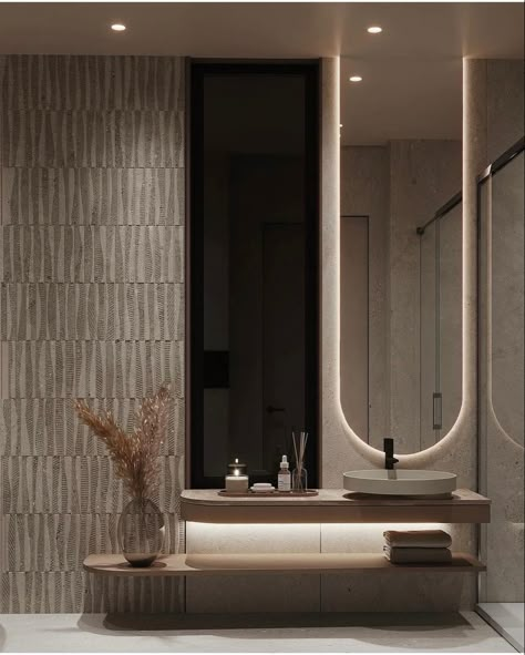 Wall Mirror Ideas, Bathroom Design Styles, Restroom Design, Washbasin Design, Washroom Design, Bathroom Design Inspiration, Mirror Ideas, Bathroom Design Decor, Toilet Design