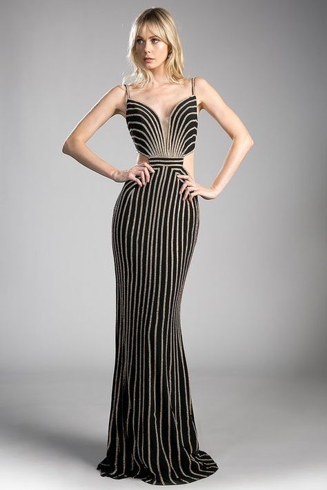 Black evening gown