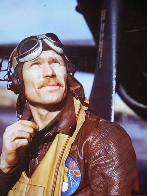 Captain Morgan A. Griffin, of the 54th Fighter... A2 Flight Jacket, Flying Jacket, American Air, Leather Flight Jacket, P 51 Mustang, Captain Morgan, Color Pictures, Fighter Pilot, Nose Art