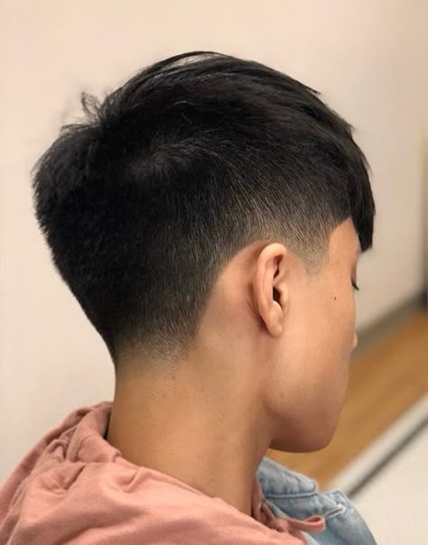 Korean Student Haircut, Asian Two Block Haircut, Thai Haircut Men, Thai Men Hairstyle, Student Haircut, Asain Hairstyle Men Straight, Boyfriend Haircut, Hair Stail, Side Haircut