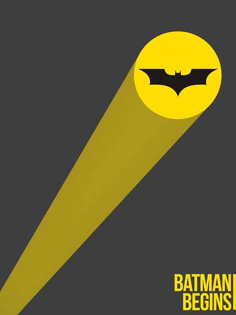 Minimal Hollywood Posters on Behance Simple Film Posters, Batman Minimalist, Simple Movie Posters, Minimalistic Movie Posters, Batman Signal, Minimalist Poster Design, Hollywood Poster, Minimalist Movie Posters, Batman Poster