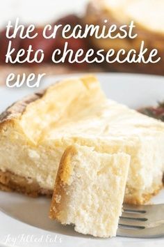 This Keto Cheesecake is the easiest and most mouth-watering cheesecake that you can make. Even a beginner baker will be able to follow the steps in this recipe and finish the cake easily. This low carb cheesecake is a big hit in the keto community. With just a hint of vanilla and a beautiful but easy crust, this is one cake that you can enjoy guilt-free and even share with your friends and family on special occasions. And very best of all, it is low in carbs. Wholesum Yum, Best Keto Cheesecake, Keto Cheesecakes, Keto Favorites, Beginner Baker, Keto Cakes, Low Carb Low Fat Recipes, Postre Keto, Keto Journey