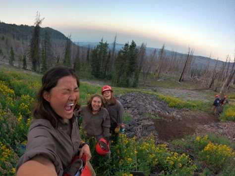 Idaho Conservation Corps Conservation Corps Aesthetic, Environmental Scientist Aesthetic, Conservation Corps, Outdoor Jobs, Inner Monologue, Summer Job, Environmental Scientist, Summer Vision Board, Green Fig