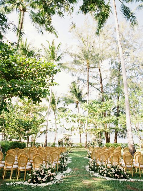 Rosewood Phuket, Shots Aesthetic, Outside Wedding Ceremonies, Abroad Wedding, Night Time Wedding, Ten Year Anniversary, Beachy Wedding, Phuket Wedding, Thailand Wedding