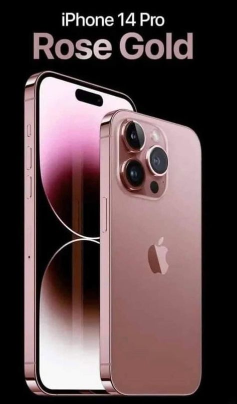 #iphone #pink #gold #14 #pro Rose Gold Phone, Iphone Pink, Rose Gold Iphone, Iphone Colors, Girly Phone Cases, Iphone Pro, Pink Iphone, I Phone, New Phones