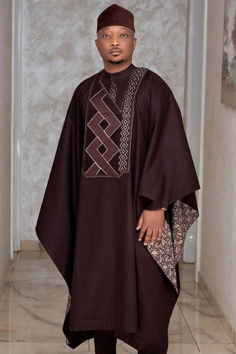 This collection of 15 Men's Agbada designs is designed to make you stand out and make a statement. #AfricanFashion #Africanstyle #AgbadaFashion #AgbadaDesigns #AgbadaStyle #AfricanMensFashion #TraditionalWear#NigerianFashion #AgbadaOutfit #MensAgbada Agbada Designs For Men, Agbada Outfit, Agbada Design, Latest African Wear For Men, Suit Prom, African Wear For Men, Costume Africain, Nigerian Men Fashion, African Wear Styles For Men