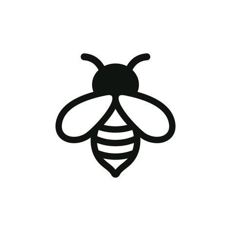 Honey Bee Outline, Honey Bee Template, Bumble Bee Outline, Bumblebee Template, Bee Outline Drawing, Bee Vector, Bee Design Art, Bee Svg, Honey Bee Logo